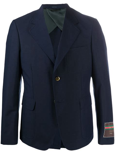 gucci blazer mes|farfetch gucci blazers.